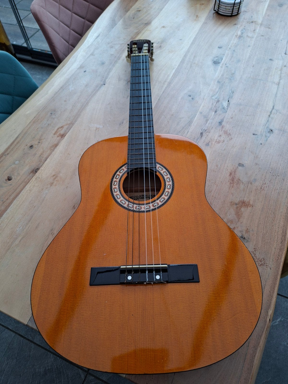 akoestische bolero gitaar model c-100, Ophalen, Gebruikt, Klassieke of Spaanse gitaar