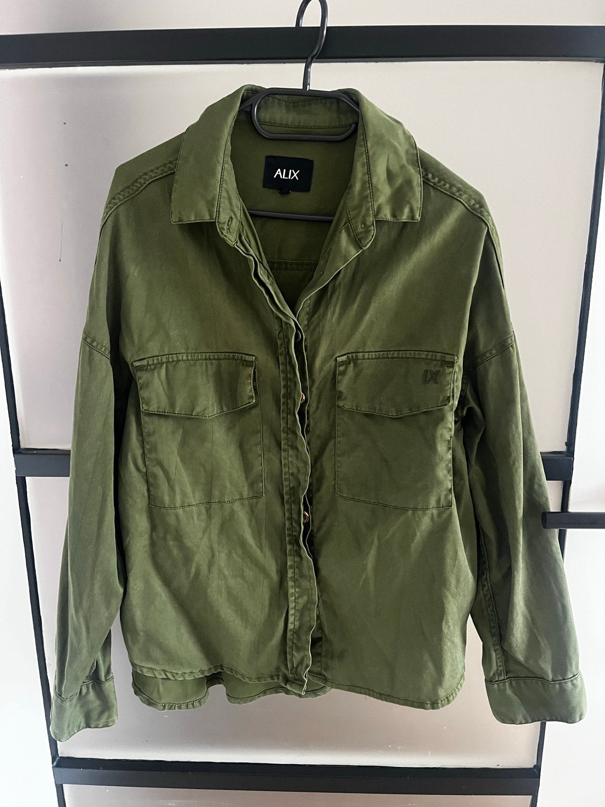 Alix spijkerjasje/overhemd groen XS - S, Ophalen of Verzenden, Zo goed als nieuw, Maat 34 (XS) of kleiner, Groen