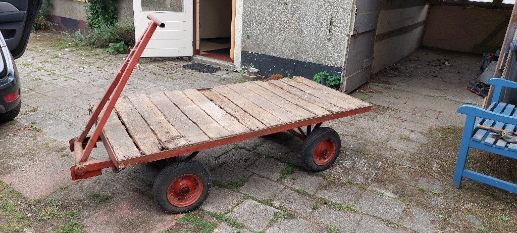 Platenwagen, Ophalen, Gebruikt