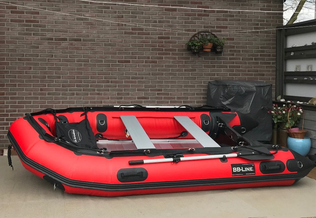 BB-line 320 HD rubber boot (mat rood), Ophalen, Zo goed als nieuw, Overige typen, Motorboot