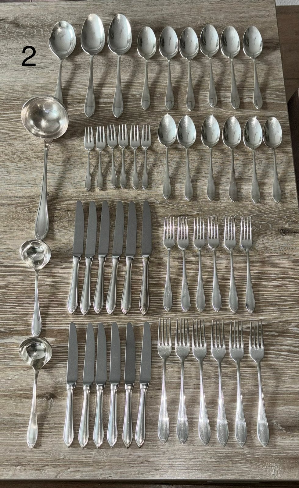 Christofle versailles bestekset,  6 persoons, 48 delig (2), Ophalen