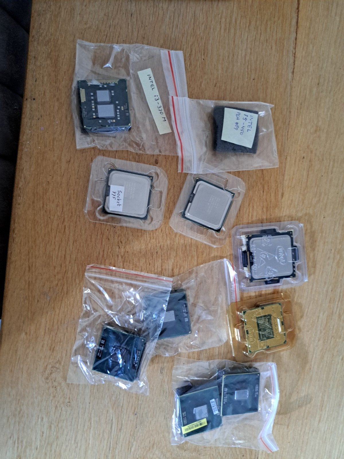 Partij diverse Intel Processoren (i3, i7, Pentium, Celeron), 2-core, Intel Core i3, i7, Pentium, Celeron, Diverse, Gebruikt