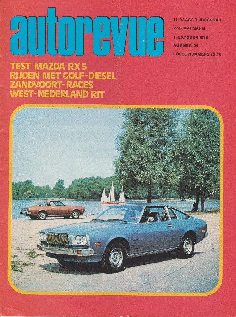 Mazda RX5 ( Cosmo - 121 ) test in Autorevue 1976, Ophalen of Verzenden, Gelezen, Mazda