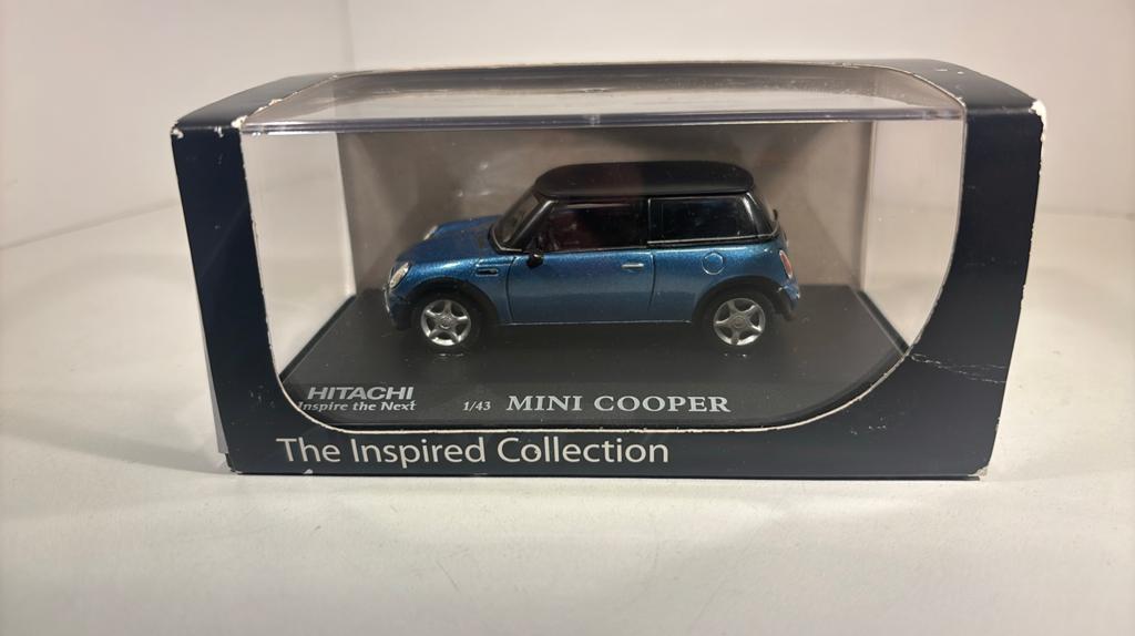 Mini cooper hitachi 1.43, Hobby en Vrije tijd, Modelauto's | 1:43, Overige merken, Auto, Ophalen of Verzenden, A