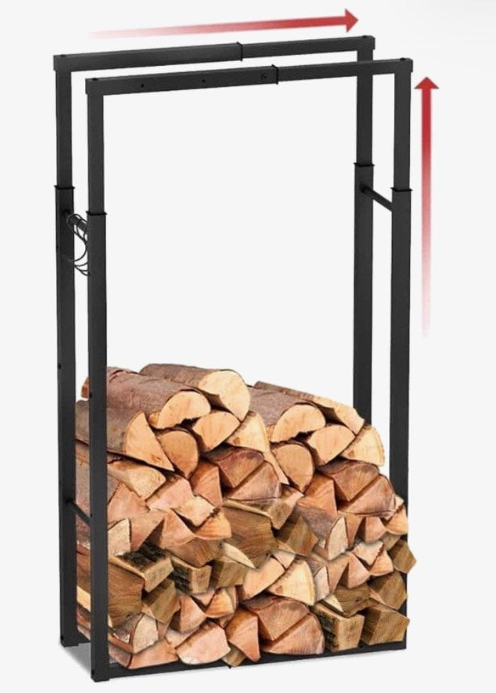 Haardhout rek 65 cm (b) x 150 cm (h), Minder dan 3 m³, Ophalen