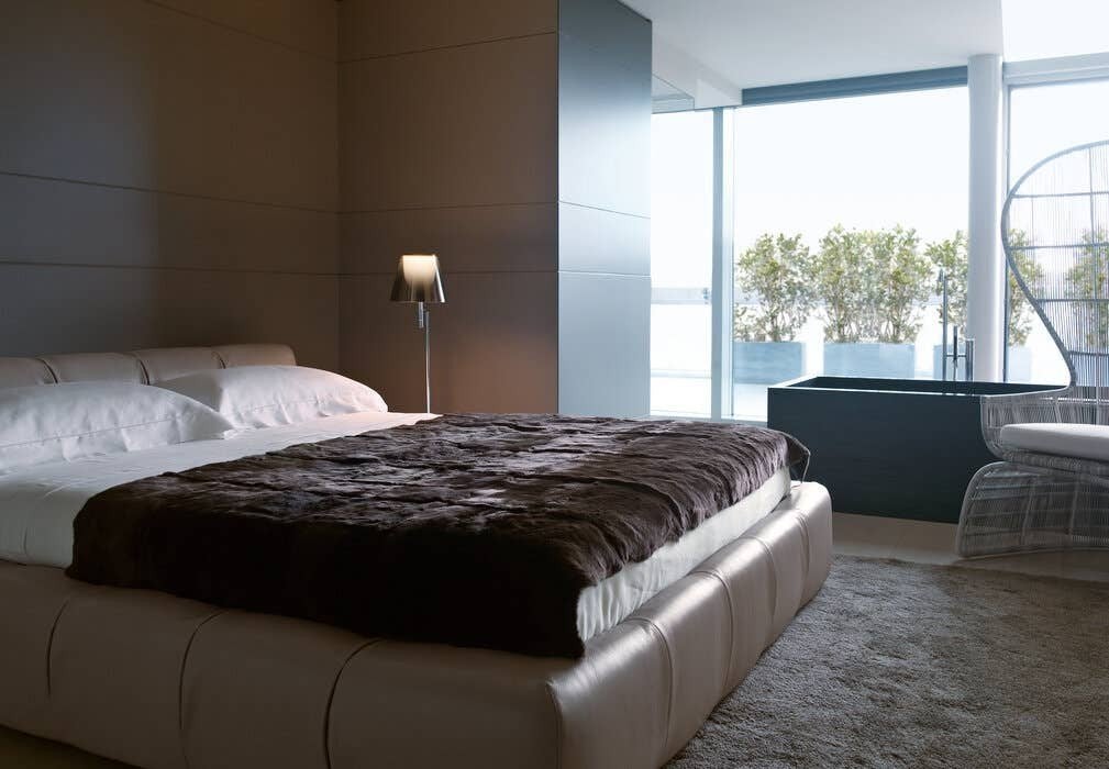 B&B italia Tufty bed by Patricia Urquiola, Ophalen of Verzenden, Zo goed als nieuw, Eenpersoons