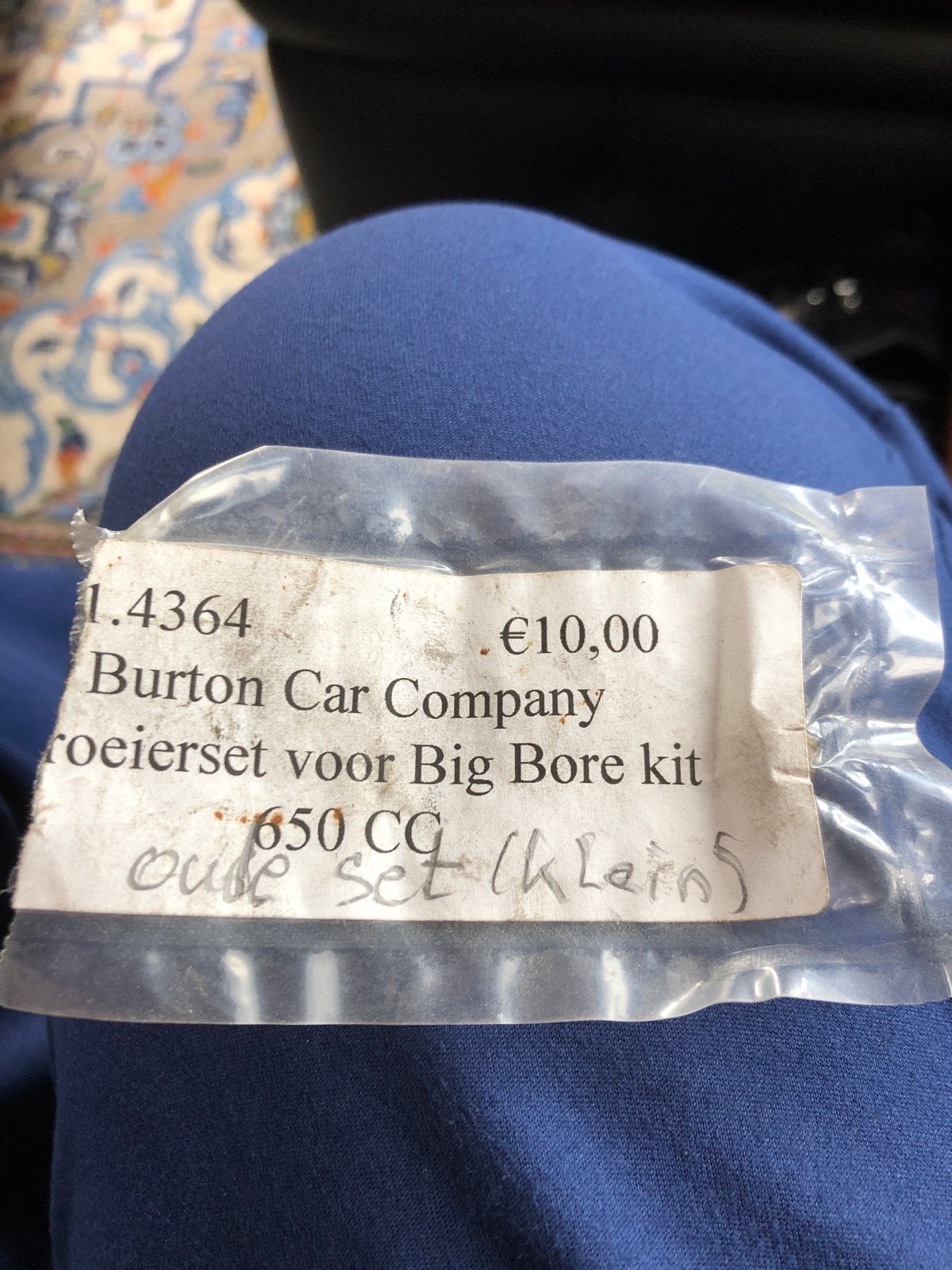 Sproeierset voor Big Bore kit 650 CC - Burton Car Company, Ophalen of Verzenden, Gebruikt, Overige automerken
