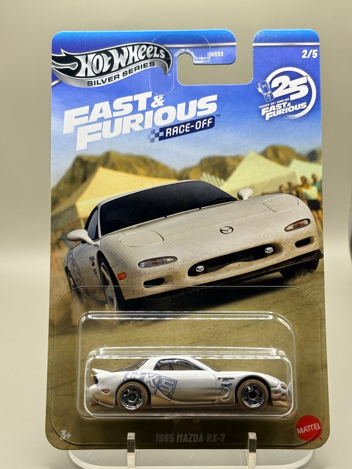 Hot Wheels Silver Series Fast & Furious 1995 Mazda RX-7, Auto, Nieuw, Ophalen of Verzenden, Mattel