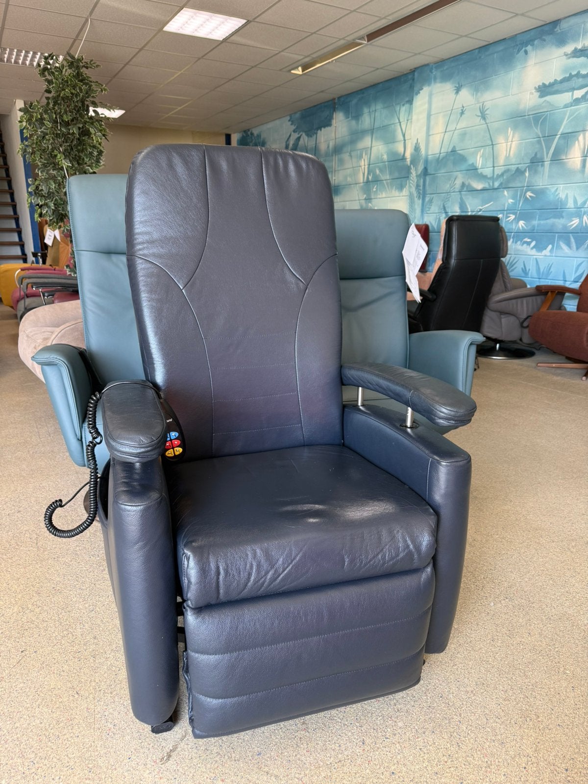Fitform sta op relax stoel relaxfauteuil met kantel functie, Ophalen of Verzenden, Zo goed als nieuw, Leer, Ruim 100 fauteuils gratis bezorging regio Utrecht