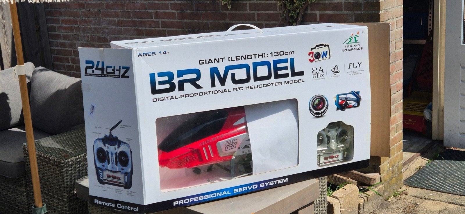 BR Model RC Helikopter 130cm - Nieuw in doos, RTF (Ready to Fly), Helikopter, Nieuw, Ophalen