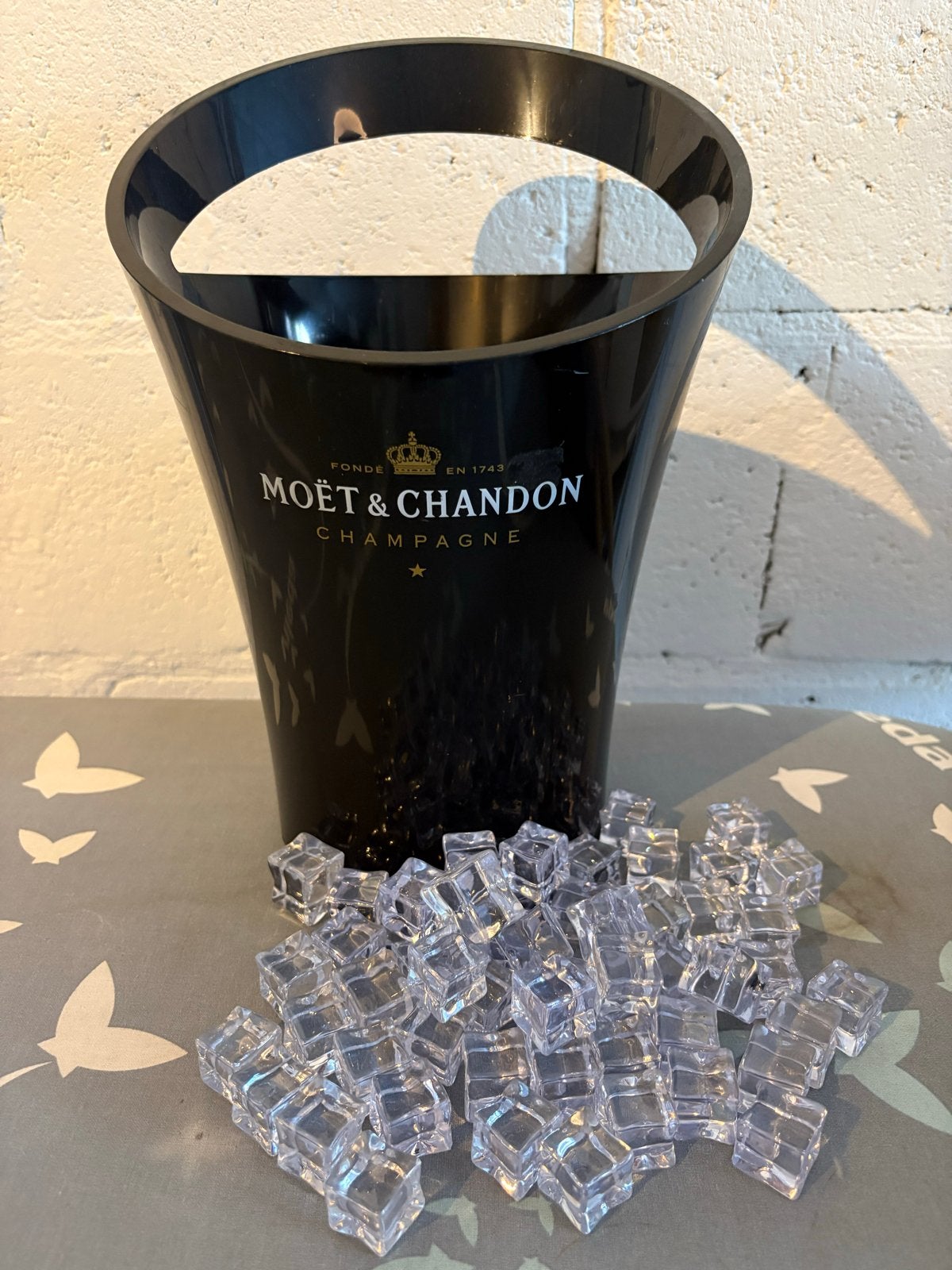 Moët & Chandon Champagne IJsemmer met Kunstijsblokjes, Kunststof, Ophalen of Verzenden, Modern, Gebruikt