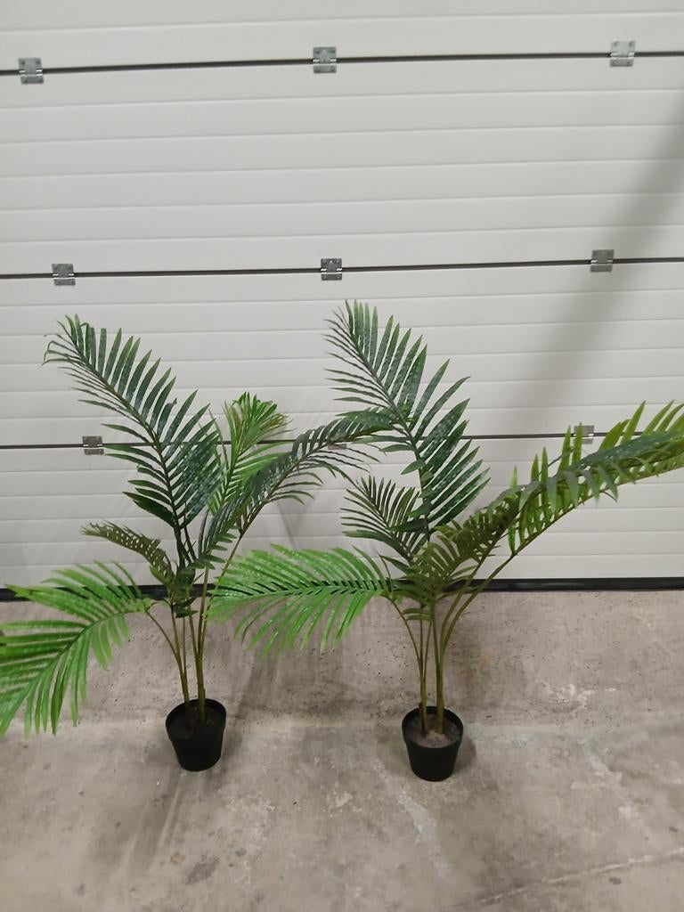 2 x kunstpalm, Bloeit niet, Overige soorten, Minder dan 100 cm, Ophalen