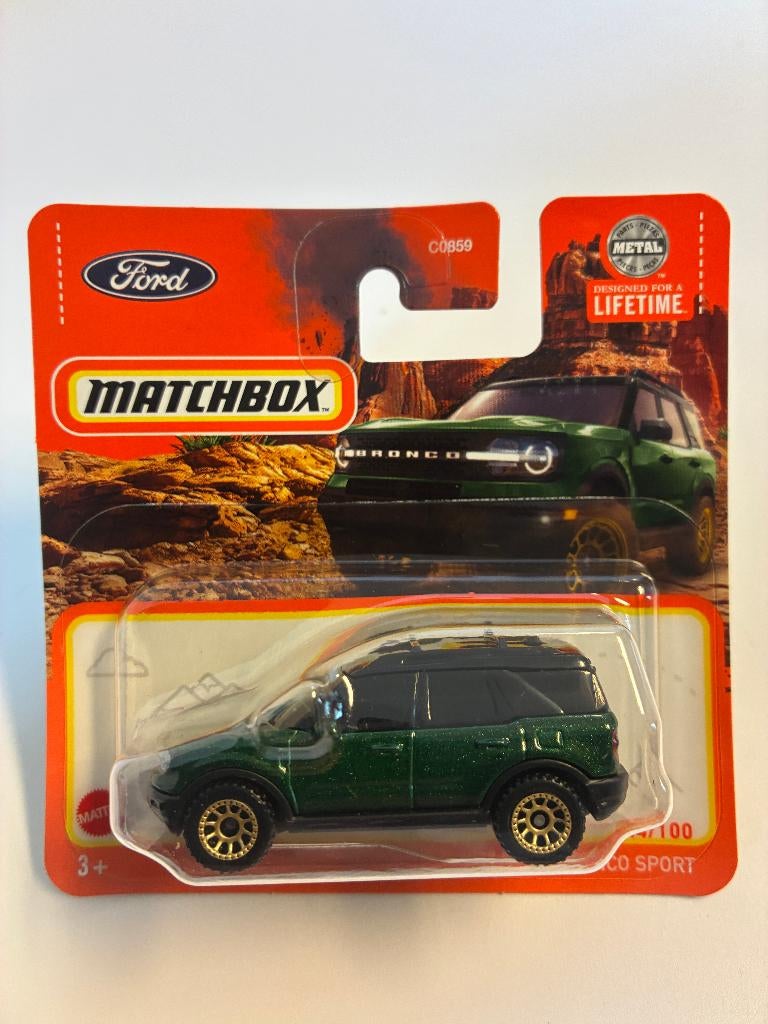 89749: Ford Bronco Sport - 2022 - Matchbox, Nieuw, Ophalen of Verzenden, Gondel 1, 1186MJ Amstelveen, Service.nl@mattel.com