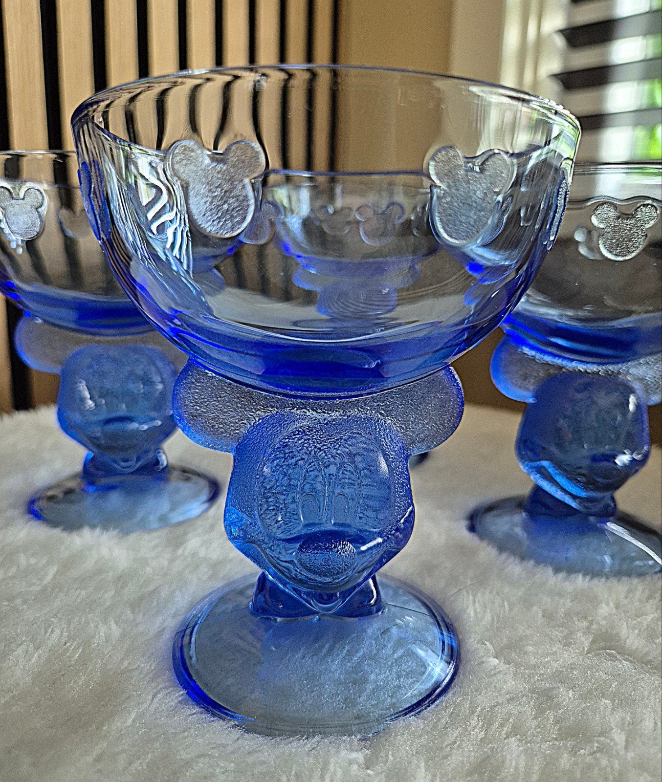4 Vintage Disney ijscoupes / dessertglazen / dessertkommen, Verzamelen, Ophalen of Verzenden, Zo goed als nieuw, Overige typen