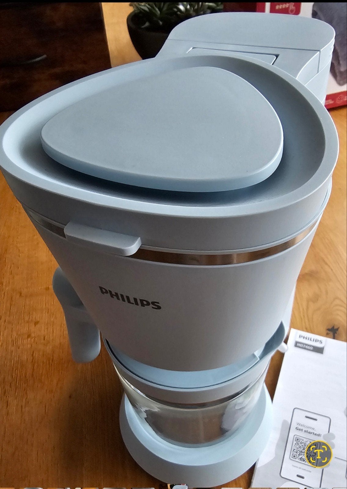 Philips HD7460 Koffiezetapparaat - Zo goed als nieuw, 10 kopjes of meer, Koffiemachine, Gemalen koffie, Ophalen of Verzenden