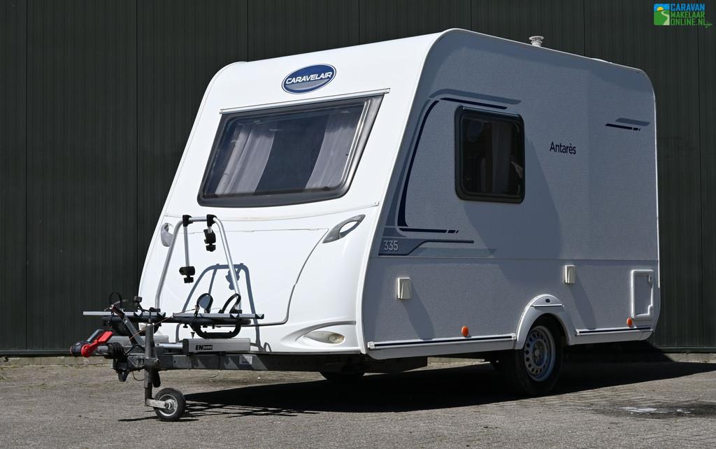 Caravelair Antarès 335 Lichtgewicht|Fietsdrager/ Voortent, Standaardzit, Tot en met 2, 500 - 750 kg, Caravelair