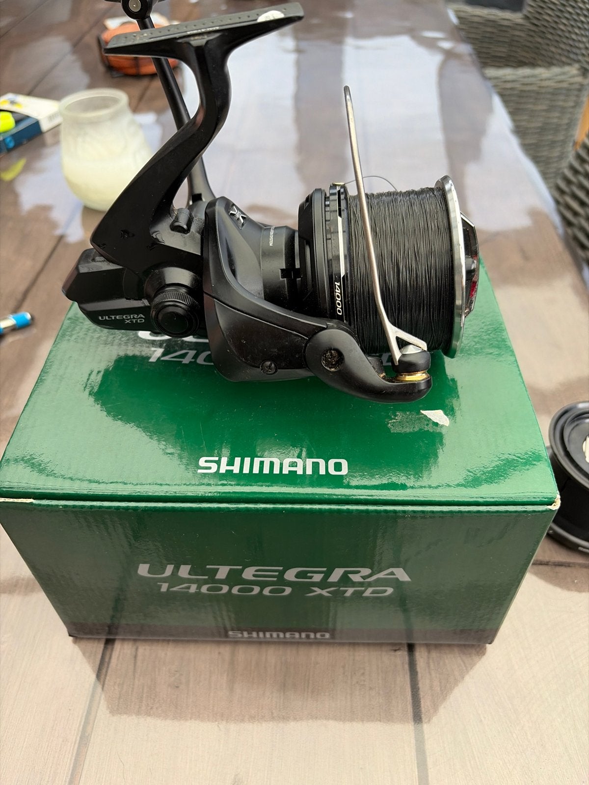 Shimano Ultegra XTD 14000 Molen incl. reserve spoel, Ophalen, Zo goed als nieuw, Molen