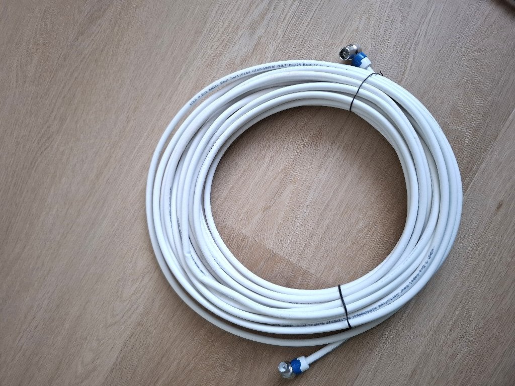 Hirschmann Coax kabel 15 meter, Ophalen of Verzenden, 10 meter of meer, Coaxiale kabel