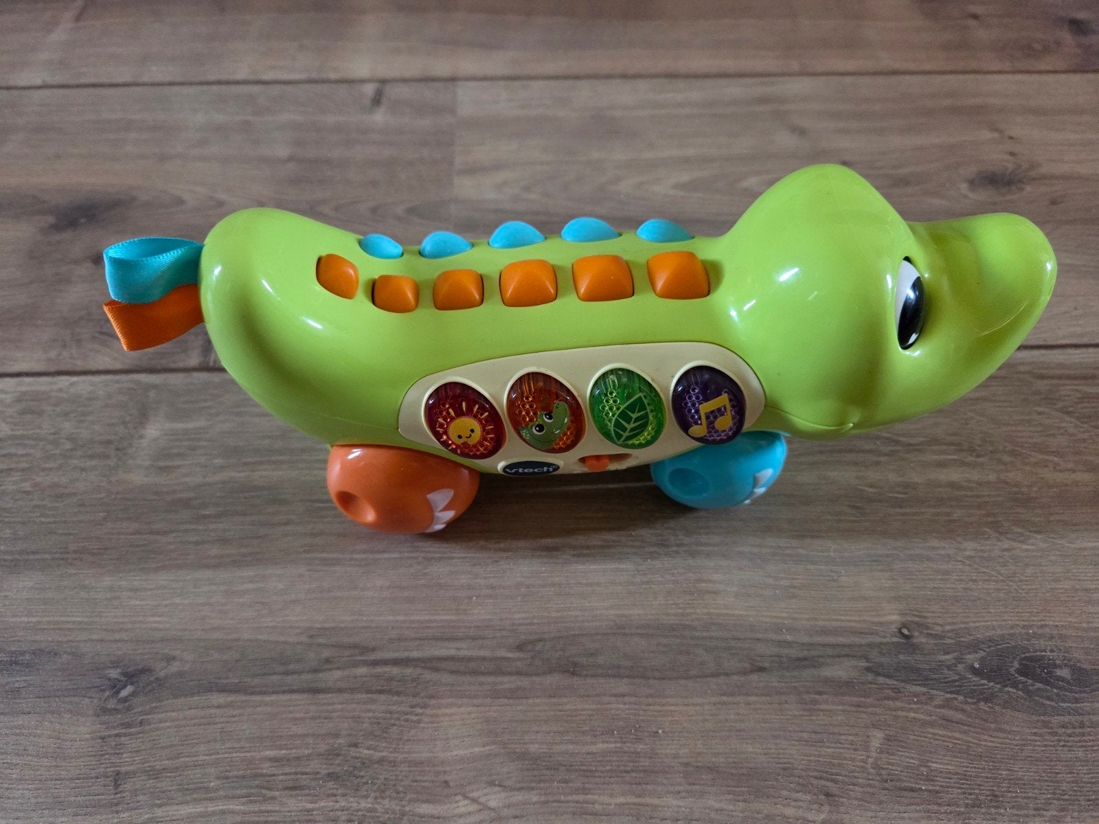 VTech Krokodil Muziek Speelgoed met Geluid en Licht, Kinderen en Baby's, Speelgoed | Vtech, Ophalen, Gebruikt, 6 maanden tot 2 jaar