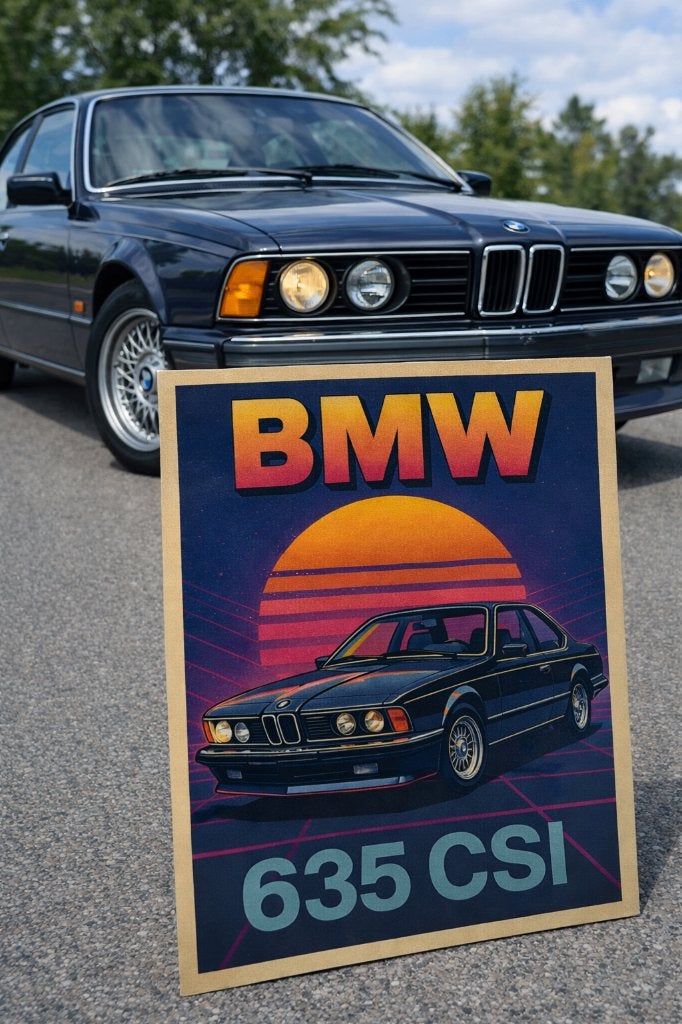 BMW 635 csi M6 bord, Verzamelen, Verzenden, Nieuw, Reclamebord
