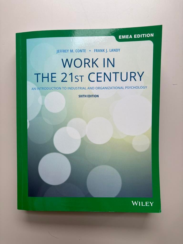 Work in the 21st century, Ophalen of Verzenden, Alpha, Zo goed als nieuw, WO