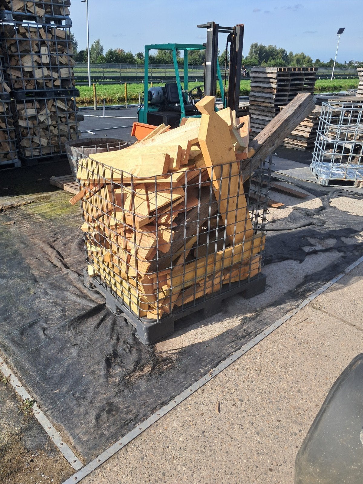 te koop rest stuken hout, Tuin en Terras, Ophalen of Verzenden
