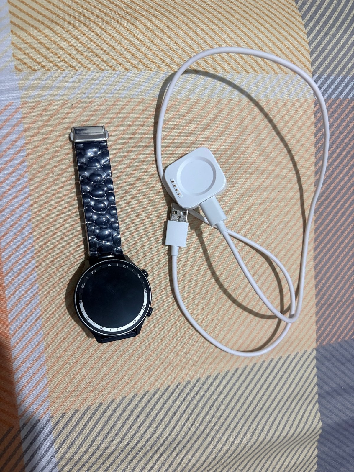 OnePlus Watch 2r Zwart met Oplader, Ophalen, Hartslag, Zwart, Zo goed als nieuw