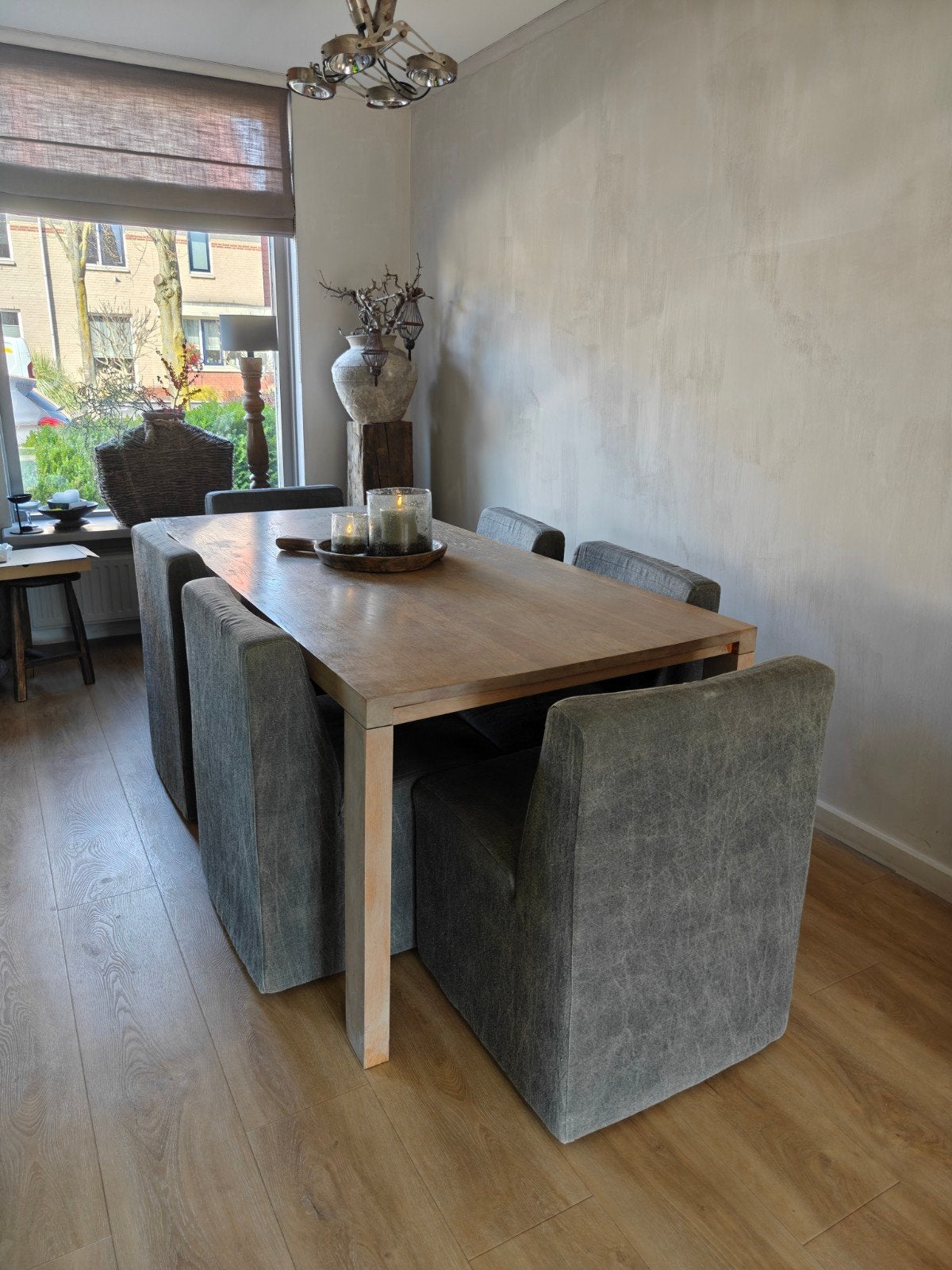 Eiken eettafel, tuintafel 1.90x90, Huis en Inrichting, Tafels | Eettafels, Ophalen of Verzenden