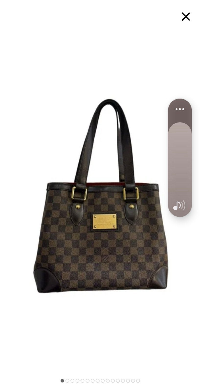 Louis Vuitton Damier Ebene Handtas - Ruim en Stijlvol, Ophalen of Verzenden, Gebruikt, Bruin, Handtas