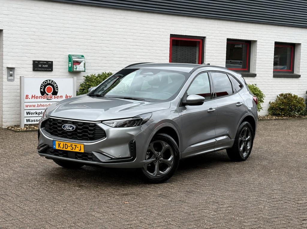FORD Kuga 2.5 PHEV 243pk e-CVT ST-Line/ Nieuwe voorraad auto, Stof, Gebruikt, Zwart, 4 cilinders