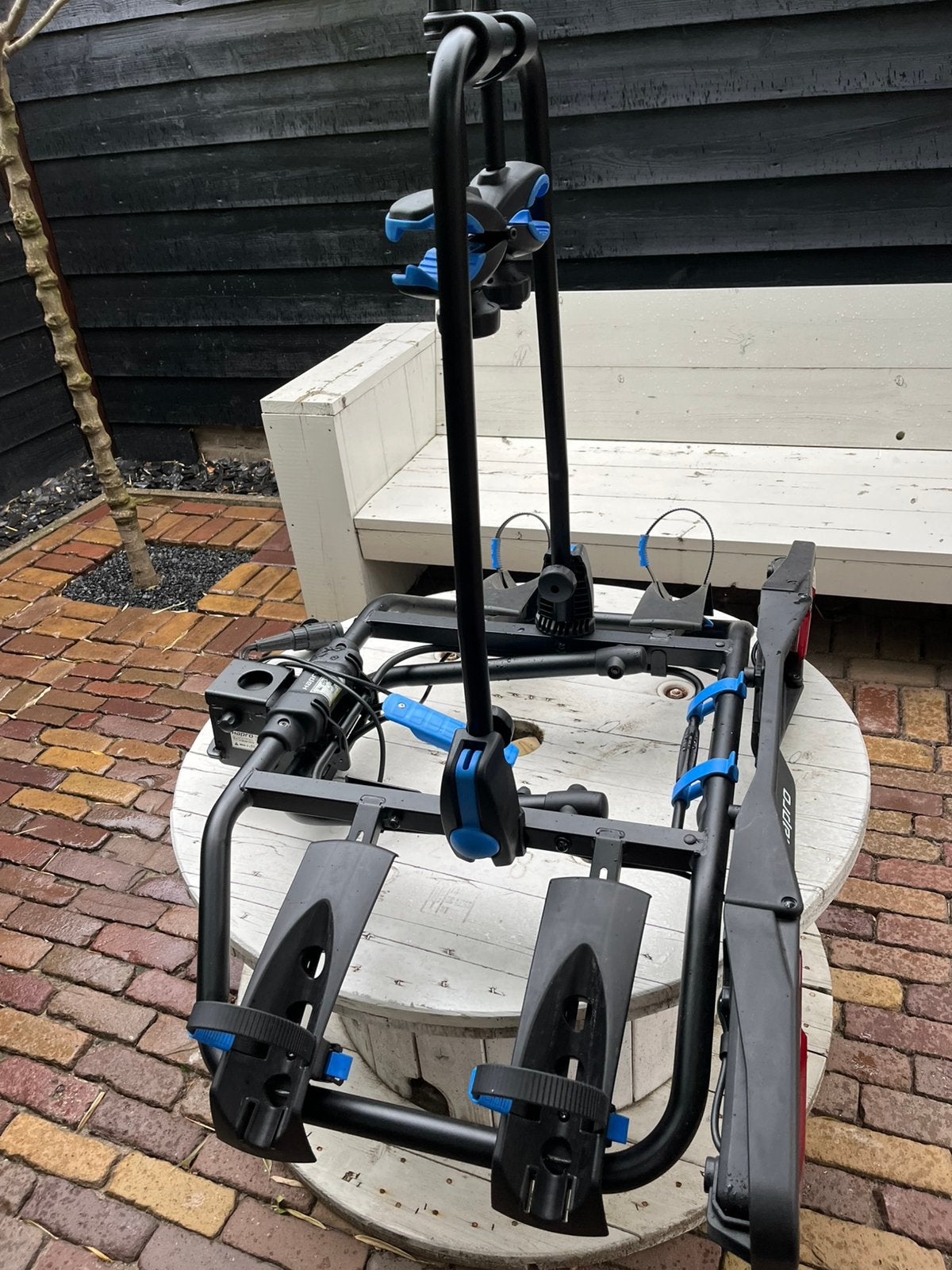 Fietsendrager, Ophalen, Zo goed als nieuw, Brede banden, 2 fietsen