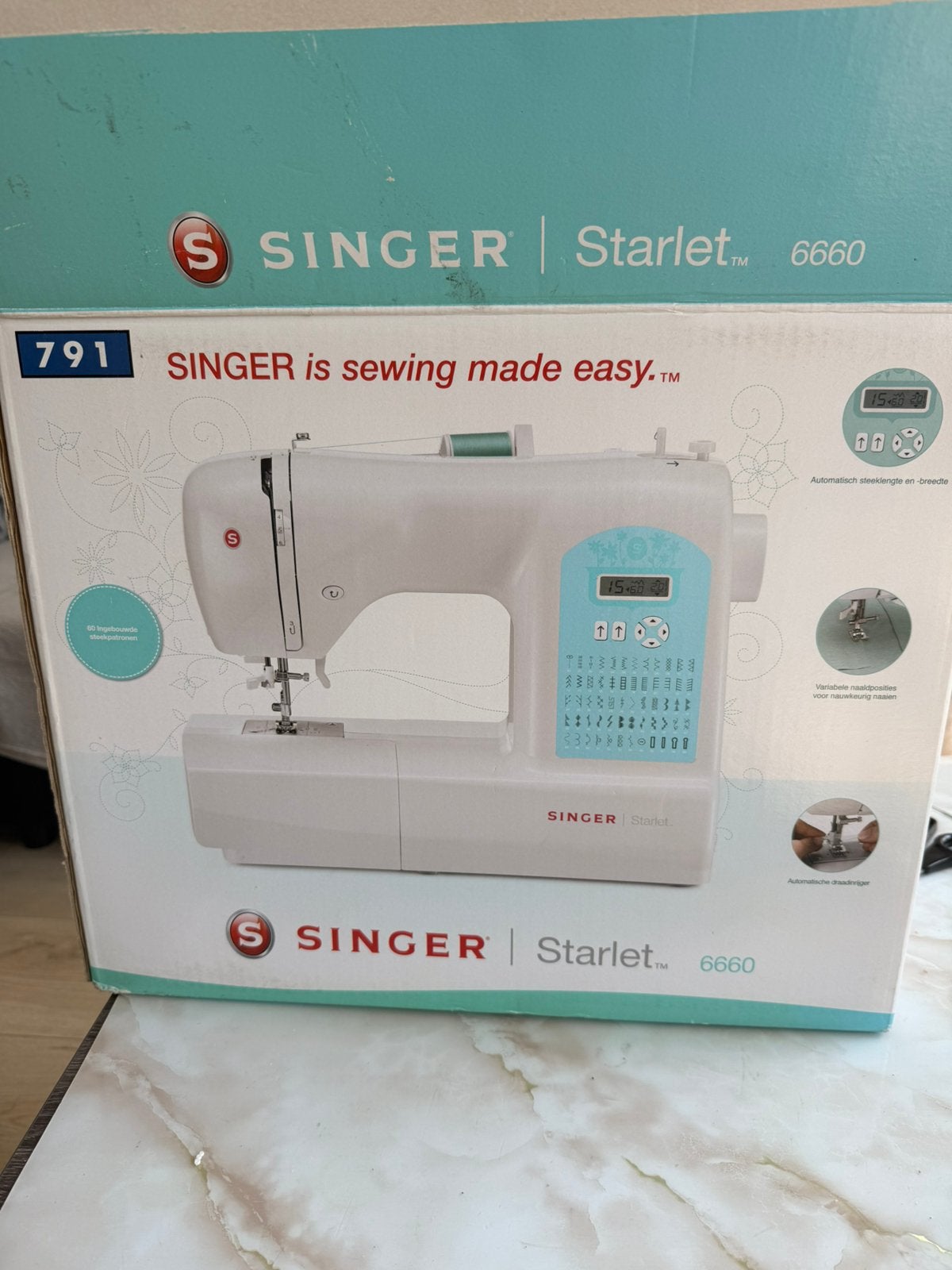 zo goed als nieuw singer naaimachine, Ophalen of Verzenden, Zo goed als nieuw, Naaimachine, Singer