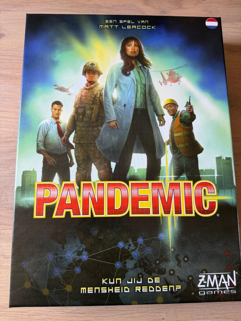 Pandemic bordspel, Een of twee spelers, Ophalen of Verzenden, Zo goed als nieuw, Z-Man Games