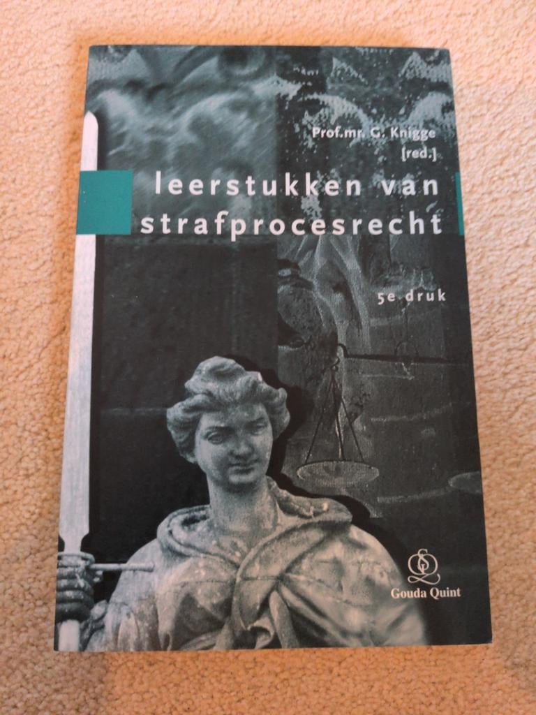 Leerboeken Strafprocesrecht - 5e druk, Boeken, Studieboeken en Cursussen, Gelezen, HBO, Gamma, Ophalen of Verzenden
