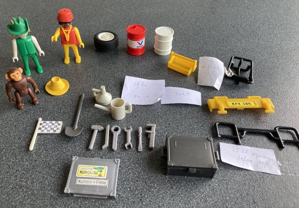 Playmobil onderdelen uit de set 3528 3189 3532 exped. wild., Ophalen of Verzenden, Zo goed als nieuw, Complete set