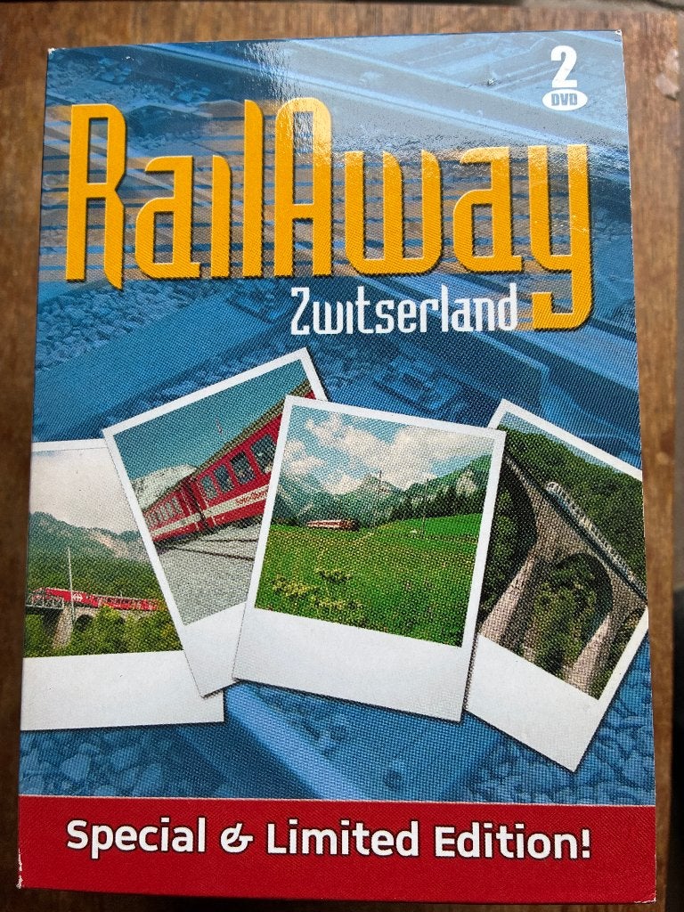 Rail Away Railaway Zwitserland Special 2-DVD ; docu DVD, Alle leeftijden, Overige genres, Zo goed als nieuw, Ophalen of Verzenden