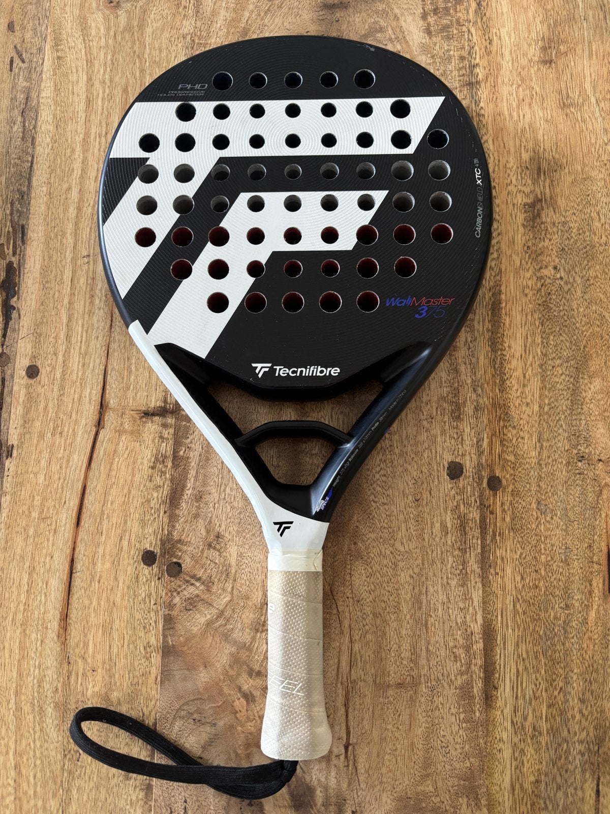 Tecnifibre Wall Master 375 Padelracket, Sport en Fitness, Ophalen of Verzenden, Gebruikt, Padelracket