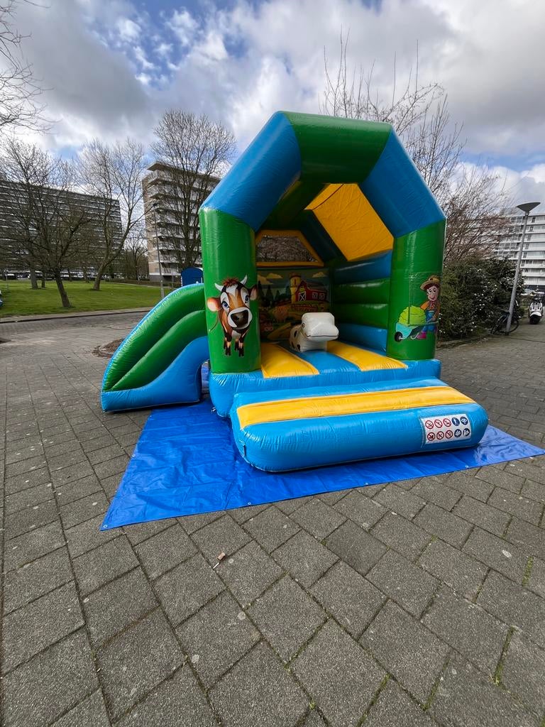 Springkussens te huur!, Hobby en Vrije tijd, Feestartikelen | Verhuur, Ophalen of Verzenden, Zo goed als nieuw, Overige