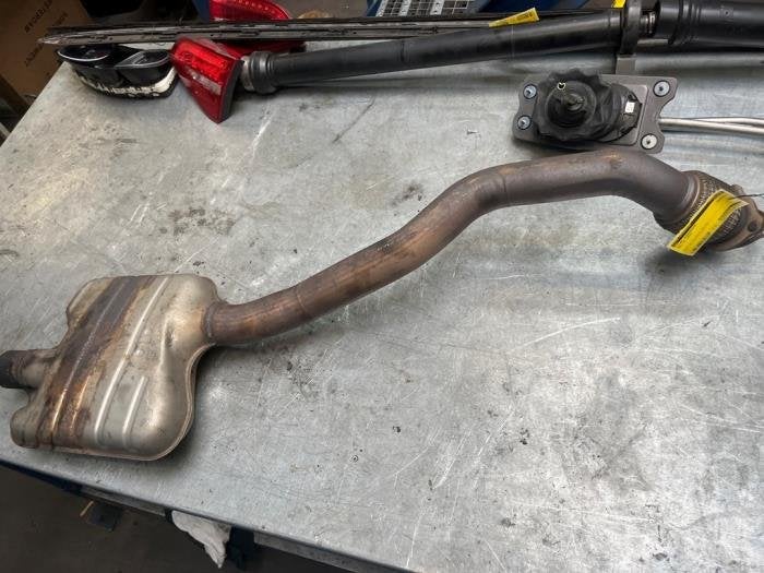 Uitlaat Middendemper van een Audi A4, Gebruikt, -, -, -