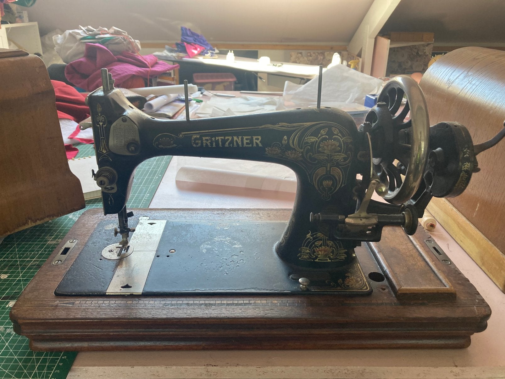 Gritzner naaimachine, Antiek en Kunst, Antiek | Naaimachines, Ophalen