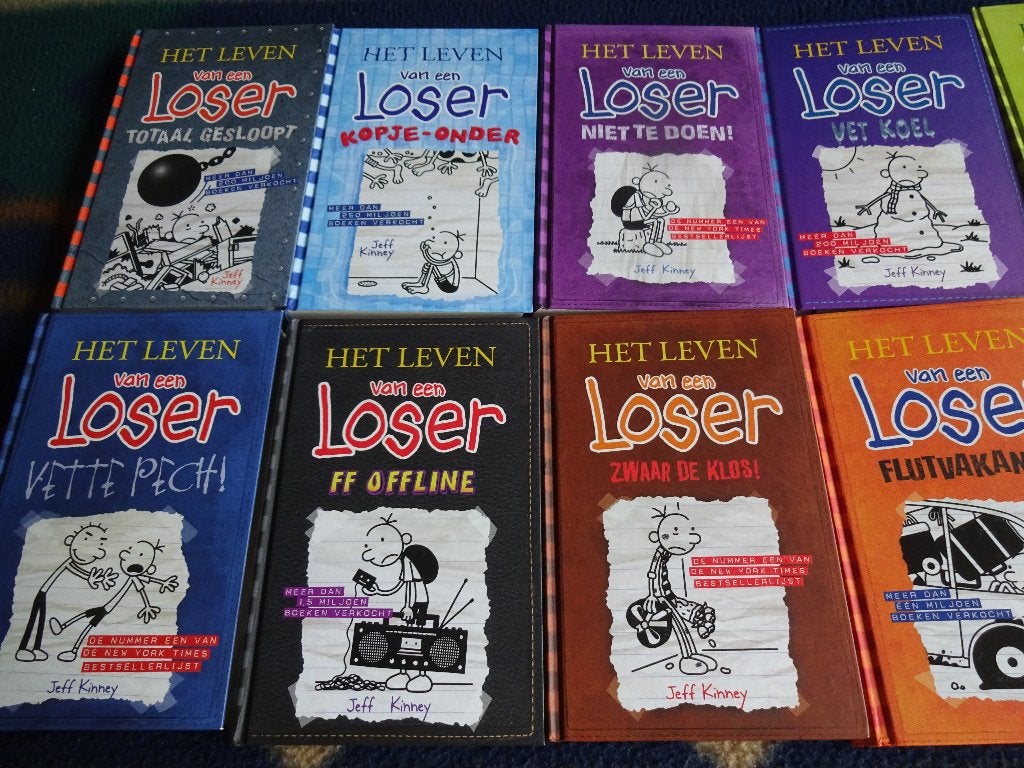 Jeff Kinney . Het leven van een Loser., Boeken, Ophalen of Verzenden, Zo goed als nieuw