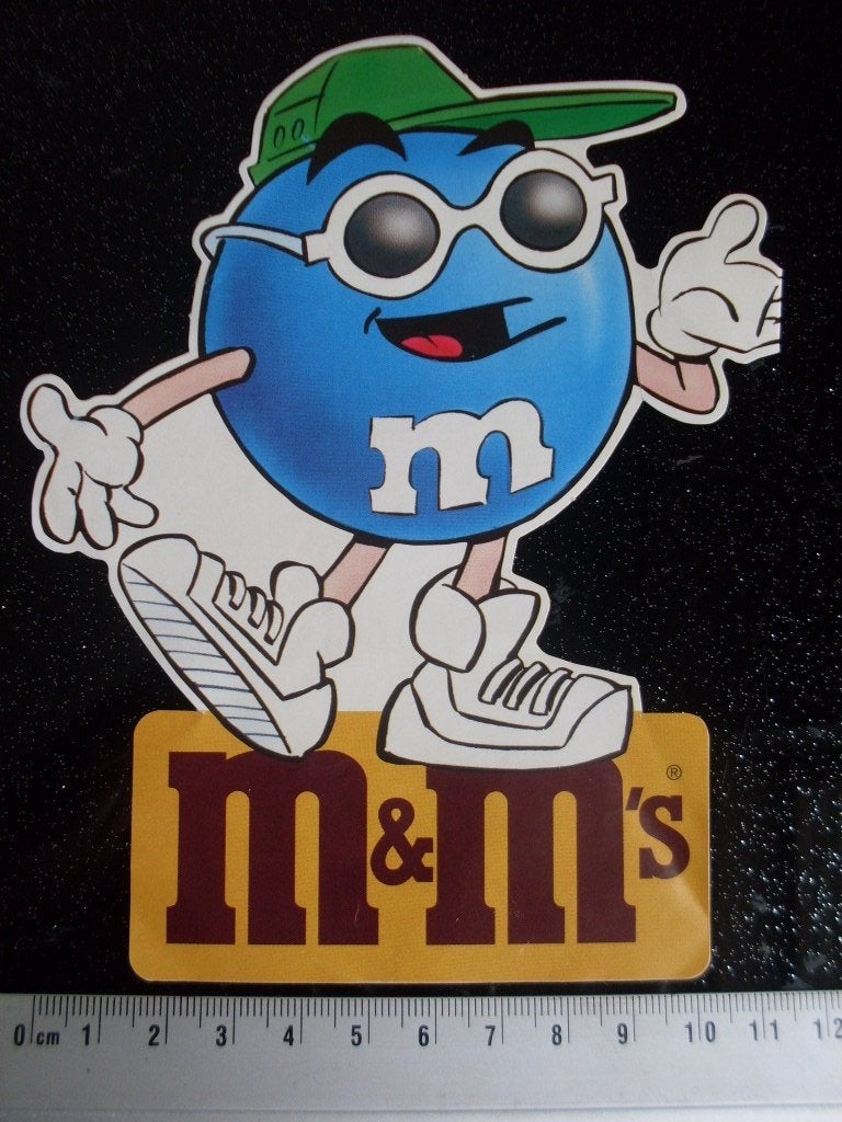 sticker M&M's logo, Verzenden, Zo goed als nieuw, Merk