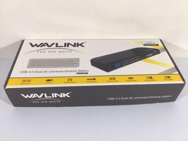 wavlink usb 3.0 dual 2K docking station, Wavelink, Nieuw, Ophalen of Verzenden, Docking station