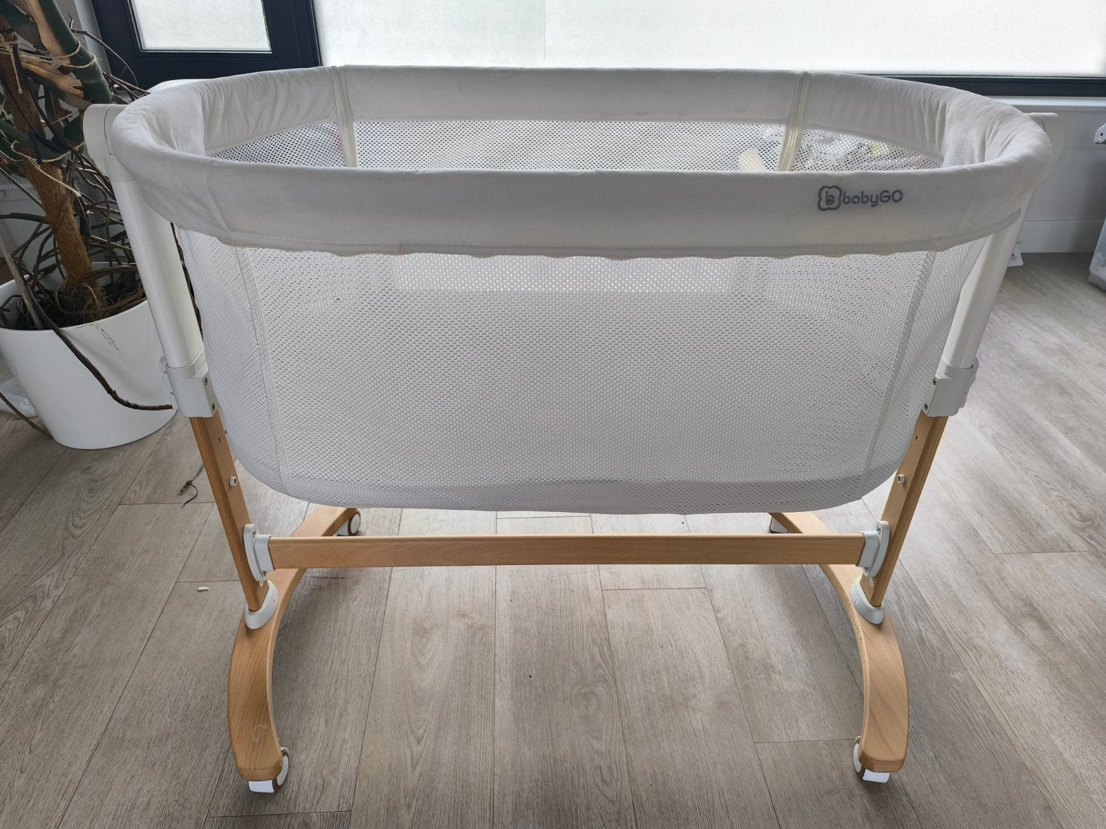 Baby wieg - zeer goede staat, alles wasbaar, Ophalen, Zo goed als nieuw, Wieg
