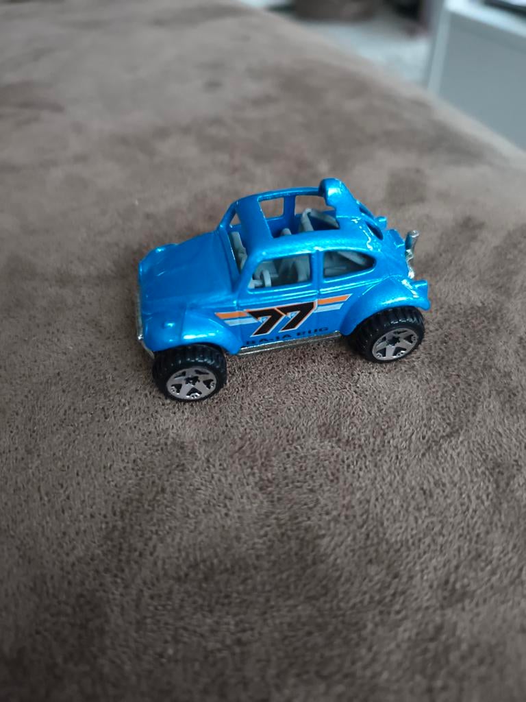 Hotwheels Volkswagen Kever Baja - Blauw, Ophalen of Verzenden, Gebruikt