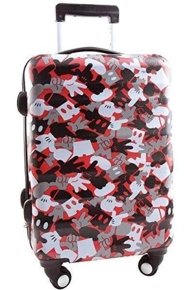 ABS Mickey Mouse Trolley Koffer 32 liter - Gratis verzending, Wieltjes, 50 tot 60 cm, Hard kunststof, Nieuw