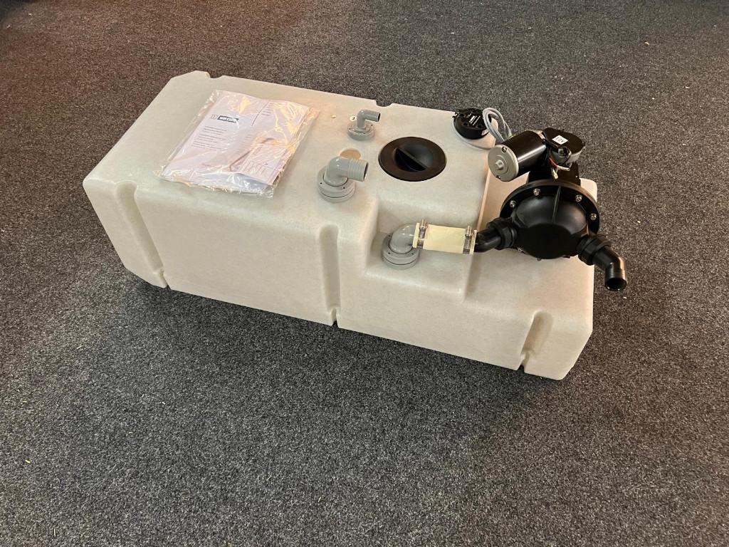 Vetus Vuilwatertank 120lt 12Volt pomp sensor WWS12012B NIEUW, Ophalen of Verzenden, Nieuw, Kombuis en Sanitair, Zeilboot of Motorboot