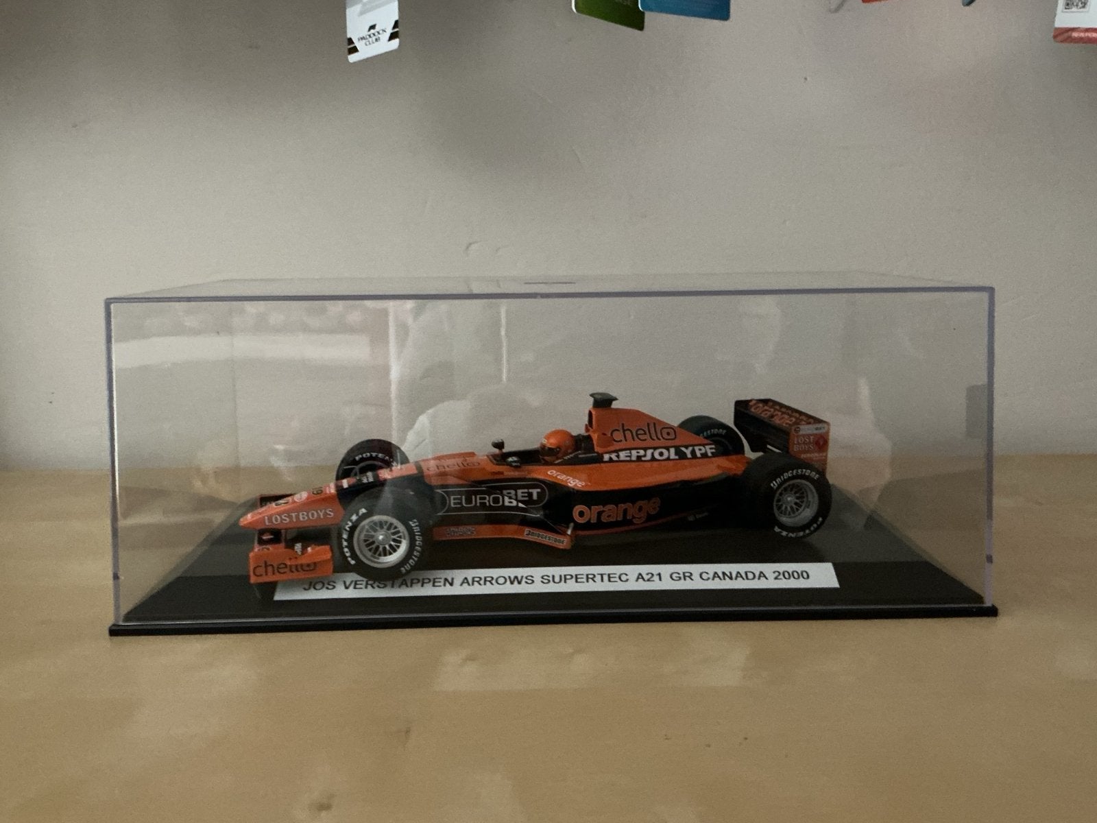 Jos Verstappen Arrows Supertec A21 GR Canada 2000 model, Ophalen, Zo goed als nieuw, Auto, Overige merken