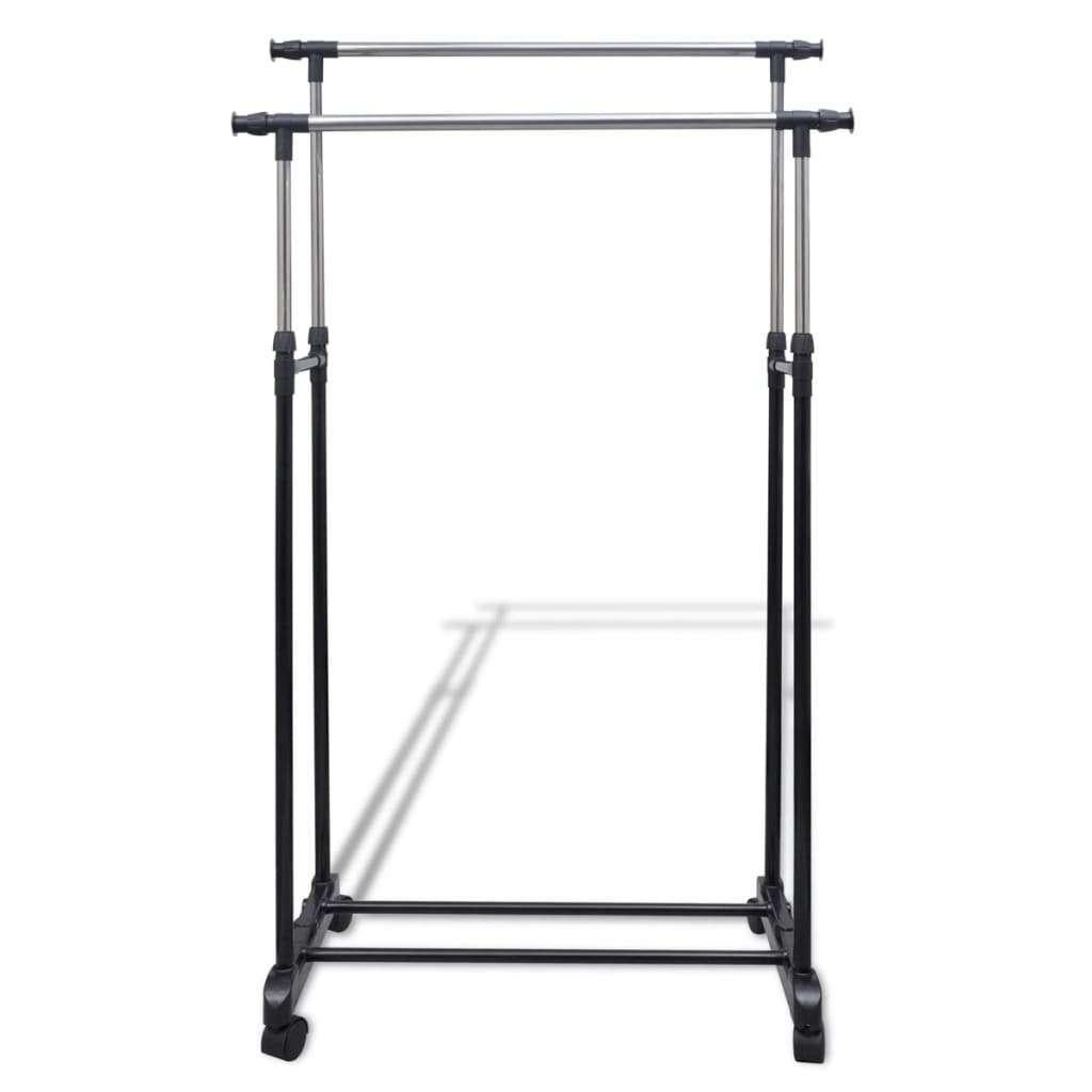 2x Kledingrek opbergrek kledingstang rolbaar GRATIS BEZORGD!, Verzenden, Nieuw, Nvt, Nvt