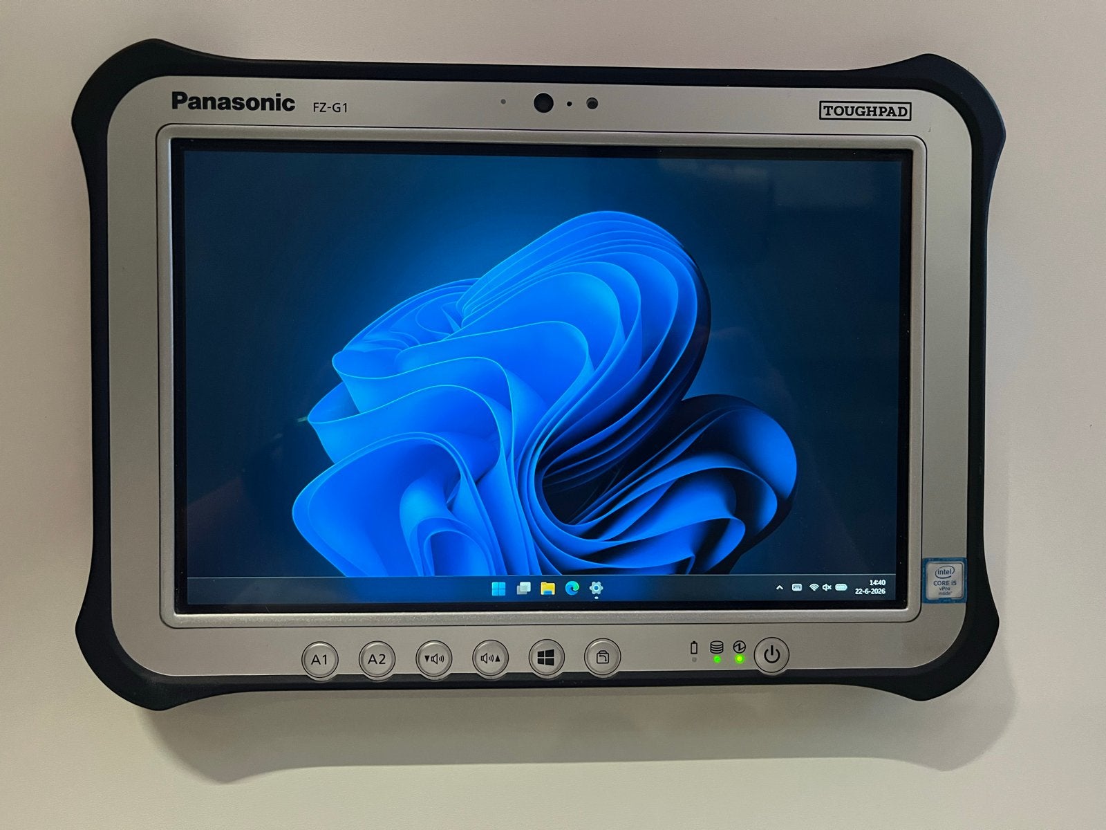 Panasonic Toughpad FZ-G1 robuuste tablet Windows 11, Computers en Software, 10 inch, Gebruikt, Ophalen of Verzenden, 128 GB